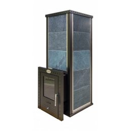 Дровяная печь для бани Klover KLV RT RV 50 J (жадеит Россия) комплект